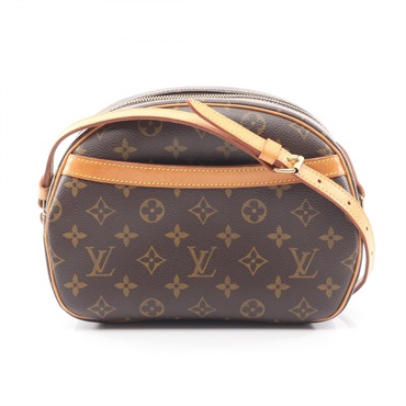 LOUIS VUITTON Blois Shoulder crossbody Bag M51221 Monogram canvas Brown Used LV