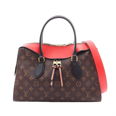 LOUIS VUITTON Tuileries Tote hand shoulder Bag M43795 Monogram leather Kabuki LV