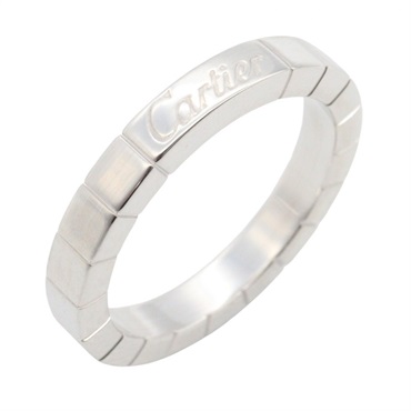 CARTIER Laniere Ring 18KWG White Gold Used women US size 5.5 #51
