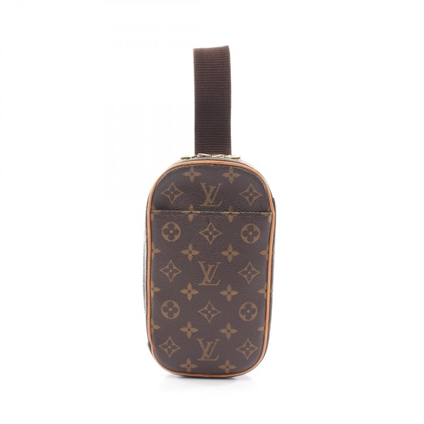 LOUIS VUITTON Pochette Gange Waist bum belt bag M51870 Monogram leather Brown