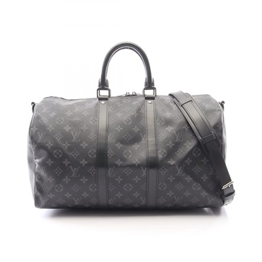 LOUIS VUITTON Keepall Bandouliere 45 crossbody hand bag M40569 Monogram eclipse