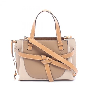 LOEWE Gate Top Handle Mini Shoulder Crossbody Handbag 321.12.Z99 leather Used