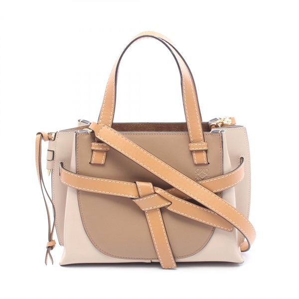 LOEWE Gate Top Handle Mini Shoulder Crossbody Handbag 321.12.Z99 leather Used