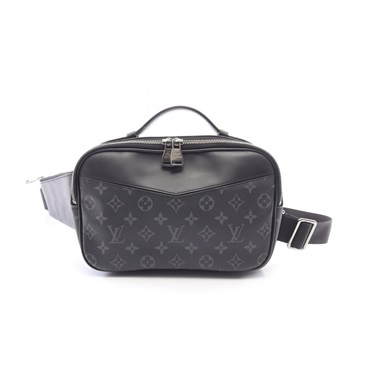 LOUIS VUITTON Bum Waist Belt Bag M42906 Monogram eclipse canvas leather Used LV
