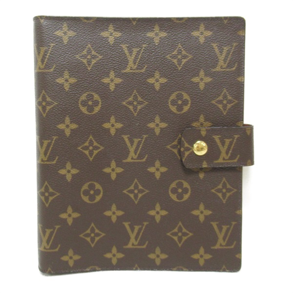 LOUIS VUITTON Agenda GM Notebook cover R20106 Monogram canvas Brown Used Women