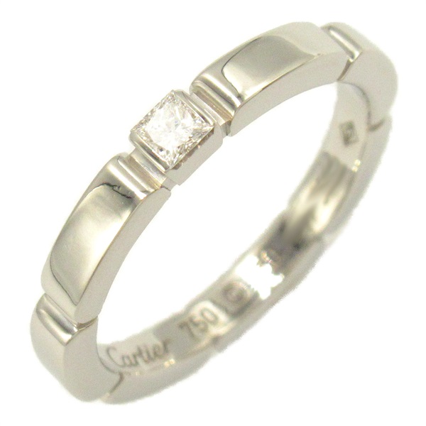 CARTIER Mayon PANTHERE 1 Diamond Ring 18KWG White Gold Used US size 5.2 #50