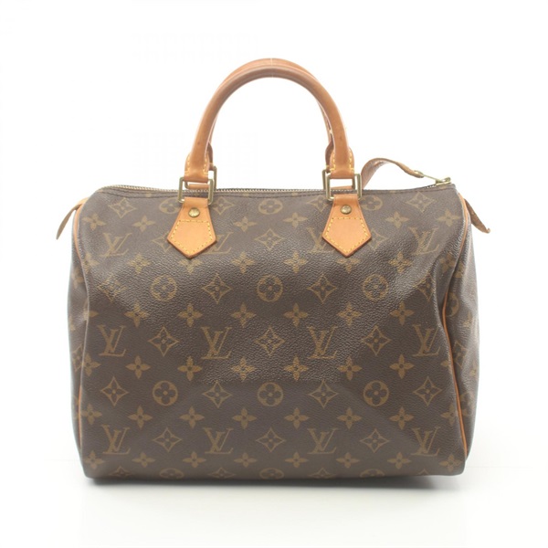 LOUIS VUITTON Speedy 30 Boston Hand Bag M41526 Monogram Canvas Used  LV Women