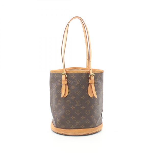 LOUIS VUITTON Bucket 23 PM Shoulder Tote Bag M42238 Monogram Used  LV Women