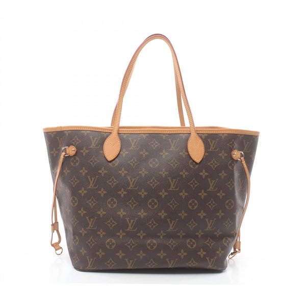 LOUIS VUITTON Neverfull MM Tote shoulder Bag M40156 Monogram leather Brown LV