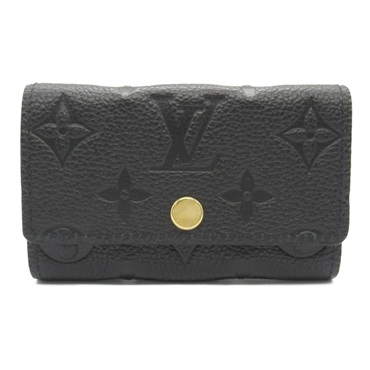 LOUIS VUITTON Multicles 6 key holder M64421 Monogram empreinte Black Used unisex