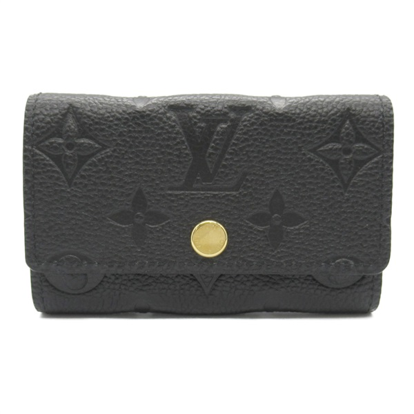 LOUIS VUITTON Multicles 6 key holder M64421 Monogram empreinte Black Used unisex