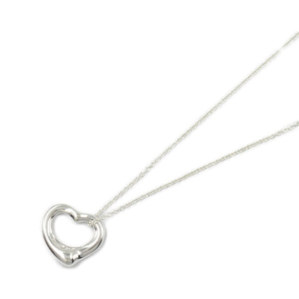 TIFFANY＆CO Open Heart Necklace Pendant Silver925 Used women