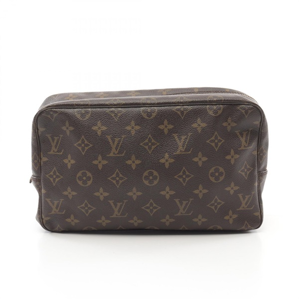 LOUIS VUITTON Trousse Toilette 28 Pouch M47522 Monogram Brown Used LV