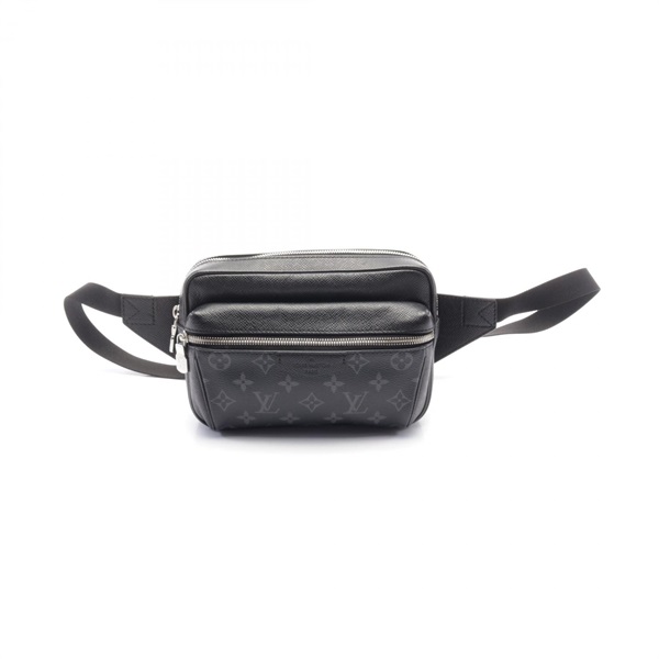 LOUIS VUITTON Bum outdoor Waist belt bag M30245 Taigalama leather Noir used LV