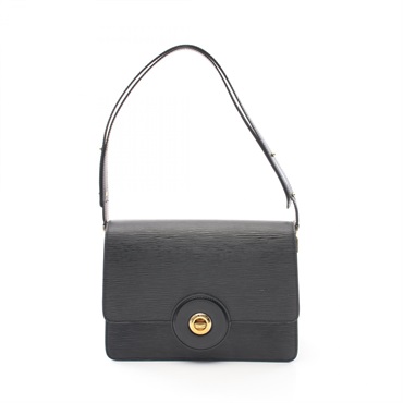 LOUIS VUITTON Free Run Shoulder Bag M52402 Epi leather Black Used Women LV