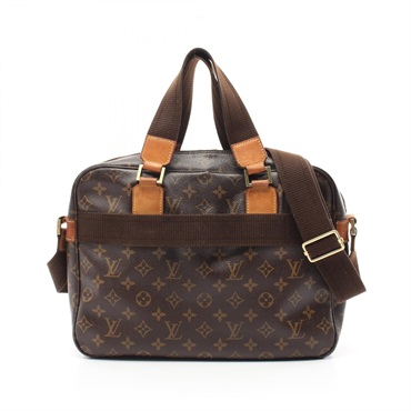LOUIS VUITTON Sac Bosphore 2way shoulder Handbag M40043 Monogram Brown Used LV