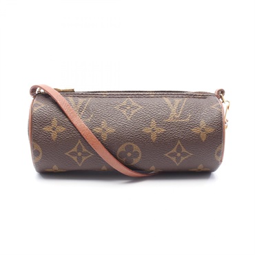 LOUIS VUITTON Pochette Papillon Pouch bag M51380 Monogram canvas Brown Used LV