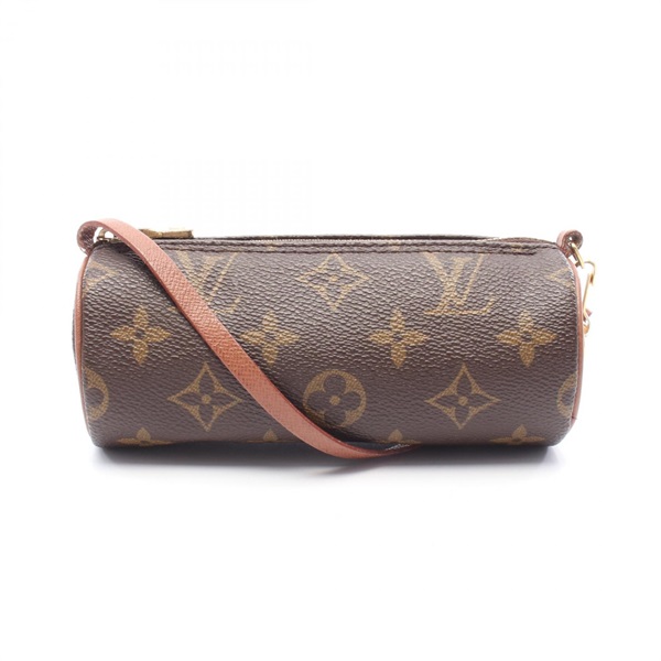 LOUIS VUITTON Pochette Papillon Pouch bag M51380 Monogram canvas Brown Used LV