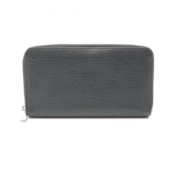 LOUIS VUITTON Zippy Organizer NM Round wallet M62643 Epi leather Black Used LV