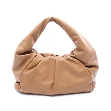BOTTEGA VENETA The Shoulder Pouch Handbag 610524 Lambskin Brown Used Women BV
