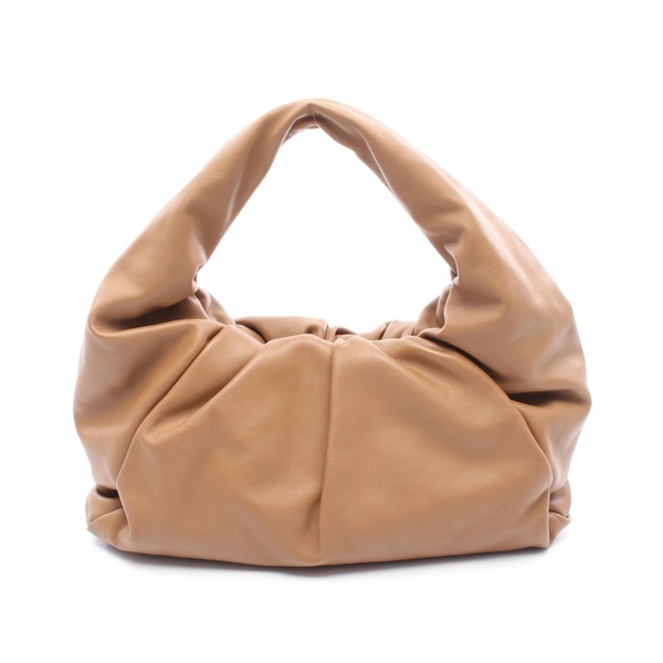 BOTTEGA VENETA The Shoulder Pouch Handbag 610524 Lambskin Brown Used Women BV