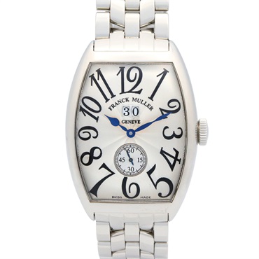 FRANCK MULLER Tonneau Curvex Wrist Watch Automatic winding SS leather Used mens