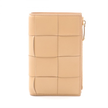 BOTTEGA VENETA Small Cassette Intrecciato Bi-fold Wallet 742698VCQC43722 Leather