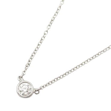 TIFFANY＆CO By the Yard Necklace Pt950 Platinum Diamond Used women