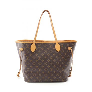 LOUIS VUITTON Neverfull MM Shoulder Tote Bag M40156 Monogram canvas Brown Used