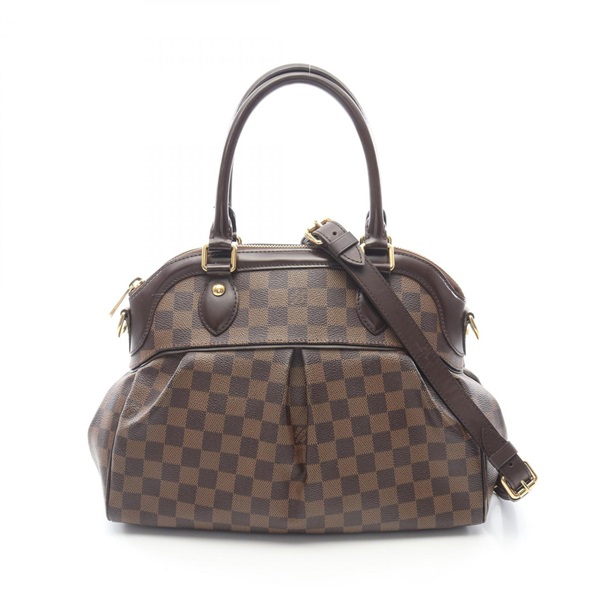 LOUIS VUITTON Trevi PM Shoulder Handbag N51997 Damier canvas Ebene Used Women LV