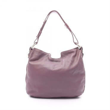 GUCCI Shoulder Bag 232931 leather Purple Used Women