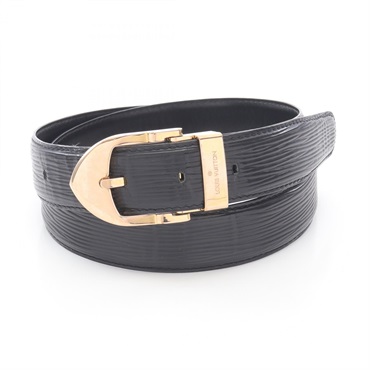 LOUIS VUITTON Ceinture Classic belt M6832 Epi leather Black 103cm Used mens
