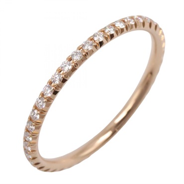 TIFFANY＆CO Metro Diamond Ring 18KPG1 Pink Rose Gold Used Women US size 5.25