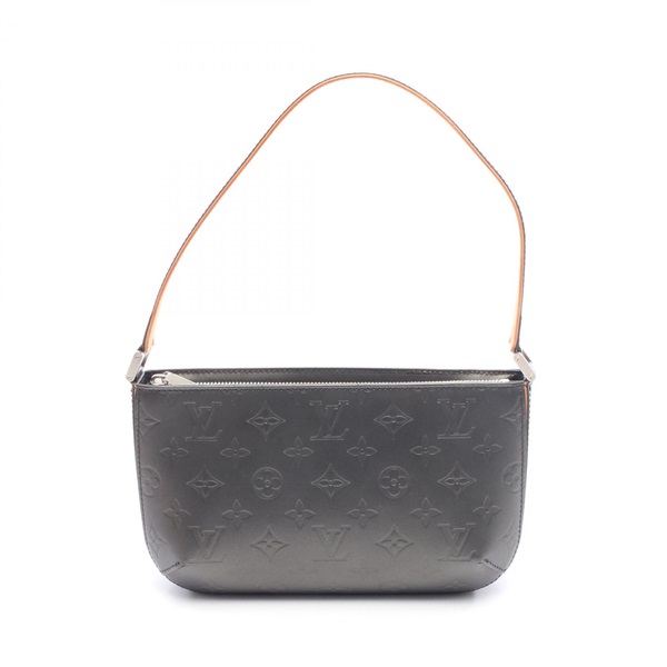 LOUIS VUITTON Fowler Handbag M55145 Monogram Matt leather Black Used Women LV