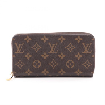 LOUIS VUITTON Zippy Around long wallet purse M41896 Monogram Coquelicot Used LV
