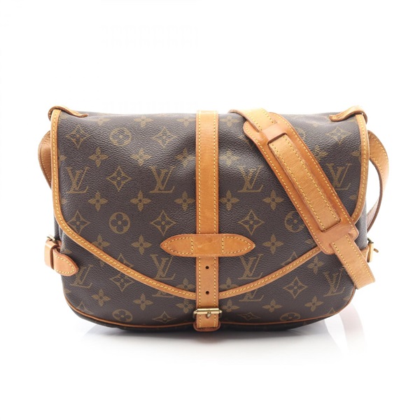 LOUIS VUITTON Saumur 30 Crossbody Shoulder bag M42256 Monogram Canvas Used LV