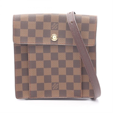 LOUIS VUITTON Pimlico Crossbody Shoulder Bag N45272 Damier Ebene Brown Used LV