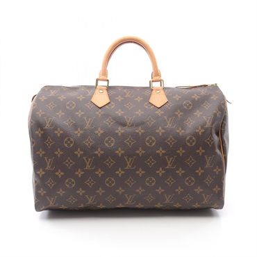 LOUIS VUITTON Speedy 40 Hand Bag M41522 Monogram Canvas leather Used LV Women
