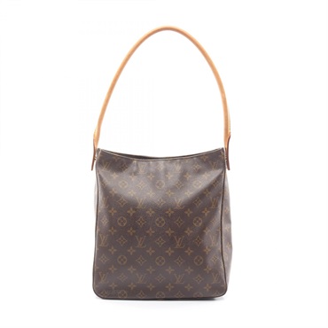 LOUIS VUITTON Looping GM Shoulder Bag M51145 Monogram canvas leather Used LV