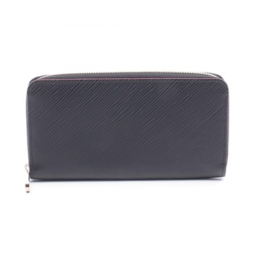 LOUIS VUITTON Zippy Around long Wallet M64838 Epi leather Black Pink Used LV