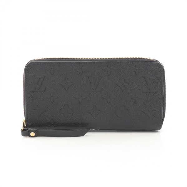 LOUIS VUITTON Zippy wallet Around long purse M61864 Monogram empreinte Noir used
