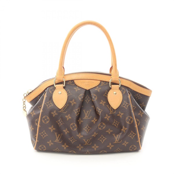 LOUIS VUITTON Tivoli PM Handbag M40143 Monogram canvas leather Brown Used Women