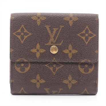 LOUIS VUITTON Porte Monnaie Billet Cartes Credit wallet M61652 Monogram canvas