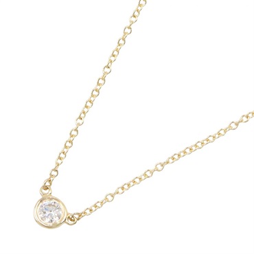 TIFFANY＆CO By the Yard Diamond Necklace 18KYG Yellow Gold Used women