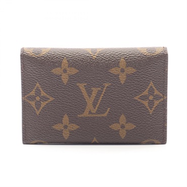 LOUIS VUITTON Porte Carte Slim Card Case holder M26900 Monogram Blue Frost Used