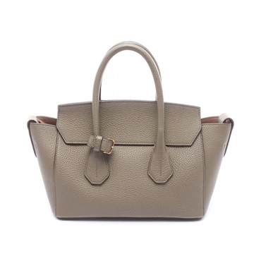 BALLY SOMMET Small Handbag leather Gray Used Women