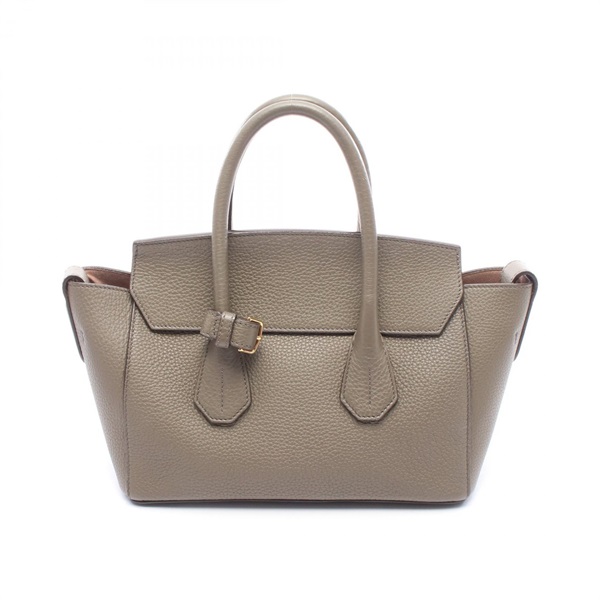 BALLY SOMMET Small Handbag leather Gray Used Women