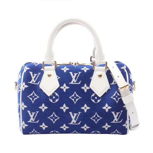 LOUIS VUITTON Speedy Bandouliere 20 Handbag M20751 Monogram Jacquard Velvet Used