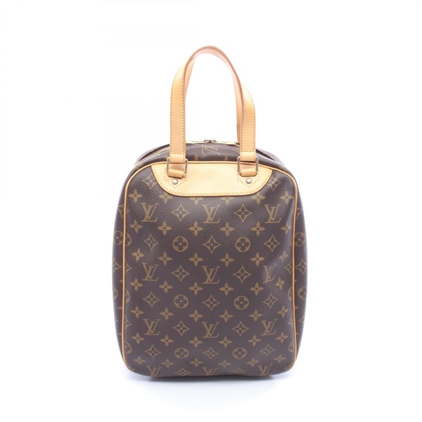 LOUIS VUITTON Excursion Handbag M41450 Monogram canvas leather Brown Used Women