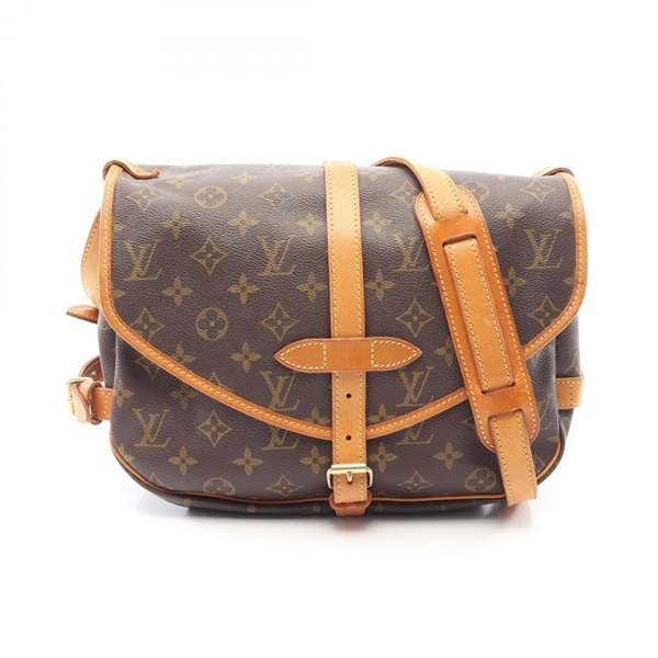 LOUIS VUITTON Saumur 30 Shoulder Crossbody Bag M42256 Monogram canvas Used LV